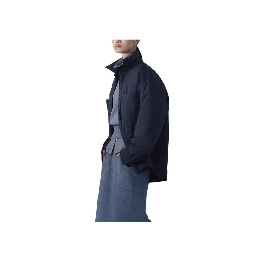 Puma Casual Long Sleeve Polo Loose Zipper Cotton Jacket Unisex jackets 633477-44