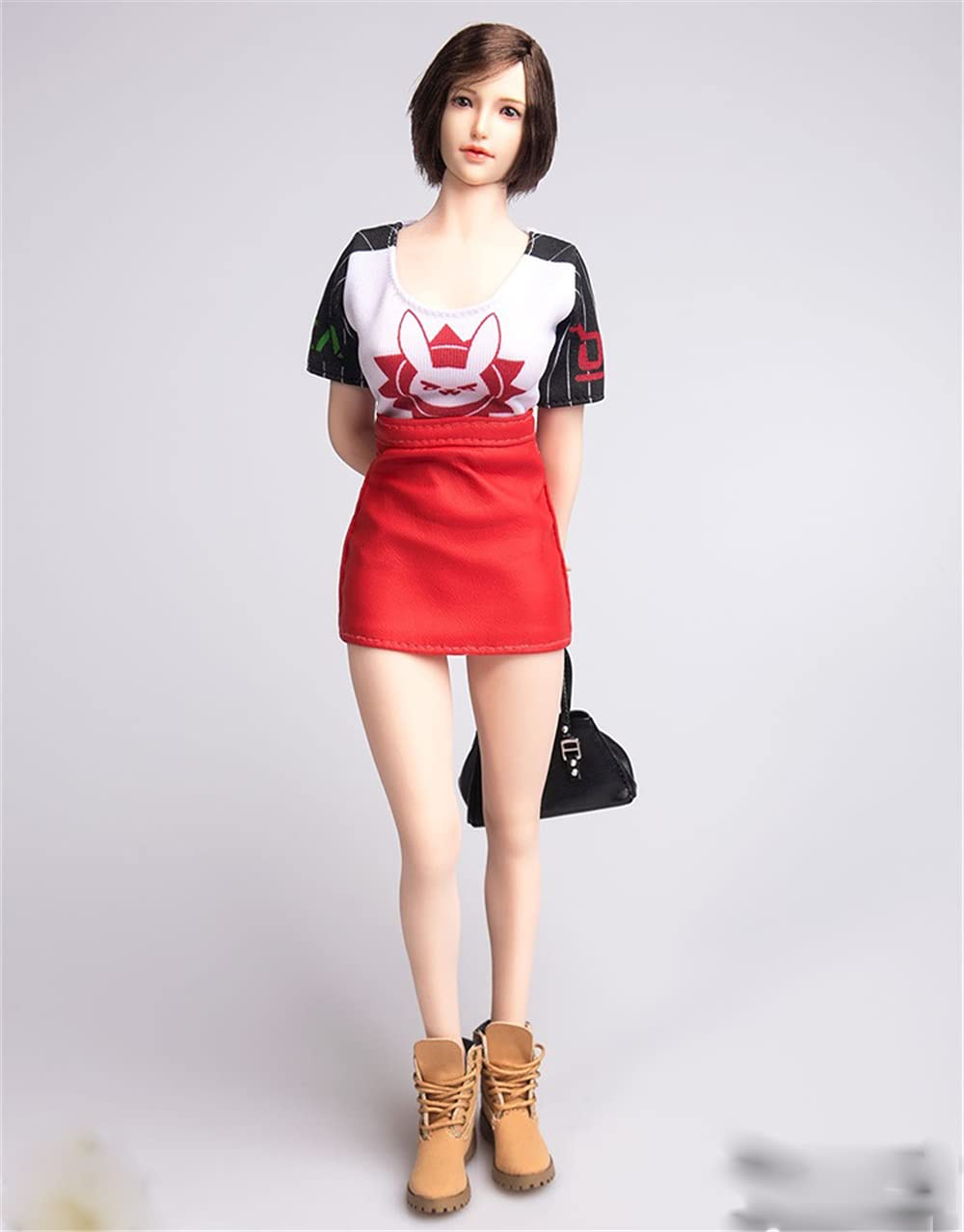 

HiPlay 16 Female Figure Doll Skirt Compatible with TBLeague Body CM072 (Red)