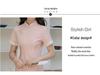 Pink Beaded Embroidered Slim-Fit Cheongsam with Press-Stud Closure
