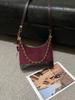 Autumn Luxury Versatile Women's Suede Chain Crossbody Handbag