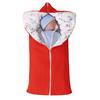 Winter Newborn Baby Warm Cartoon Knitt Swaddle Hooded Stroller Wrap Sleeping Bag