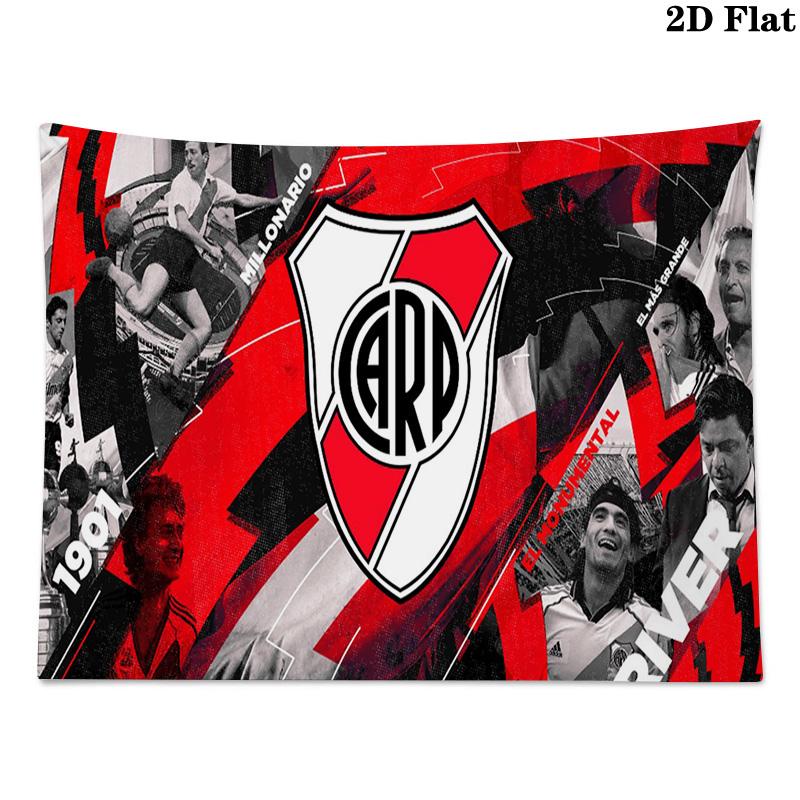 River Plate Wall Tapestry Aesthetic Wall Hanging Printed Fabric Blanket Decorative Tapestries for Bedroom Living Room Home Decor