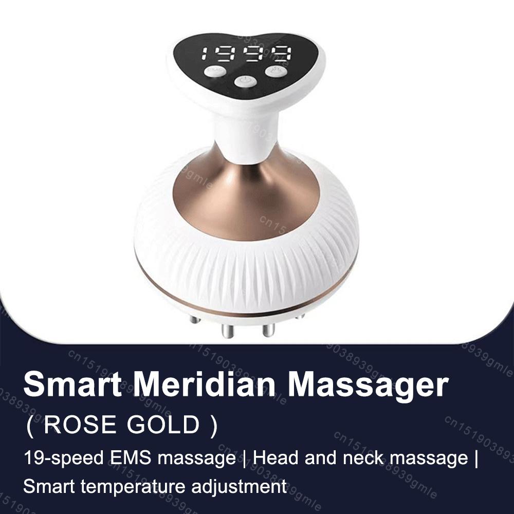 

Электрическая меридианная щетка Гуа Ша массажер для тела EMS микротоки горячий компресс скребок лимфодренажный аппарат жиросжигатель