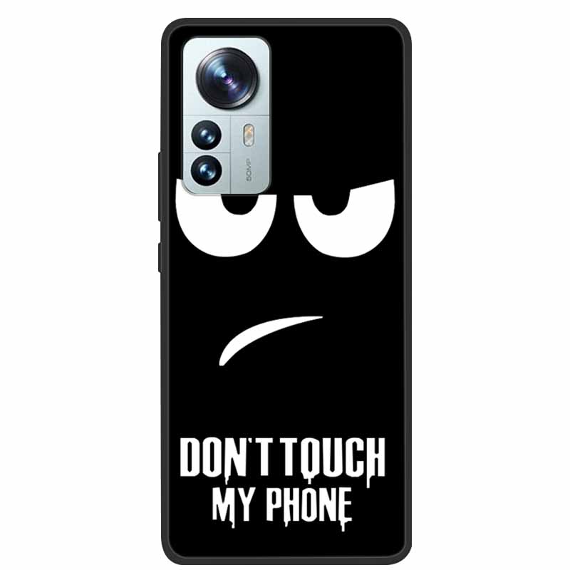 For Xiaomi 12T Pro Phone Case Cover Lion Wolf Black Soft Silicone Case For Xiaomi 12T Pro Back Cover Case 12 T 12TPro Funda Capa