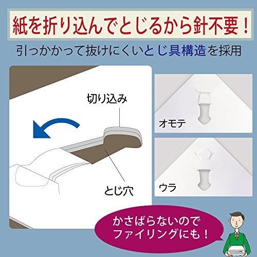 KOKUYO Cucitrice senza ago Harinax Handy 10 fogli pinzatrice nera SLN-MSH110D