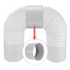 Portable   Conditioner Exhaust Hose Coupler CW CCW Thrd AC Coupling Extension Connector