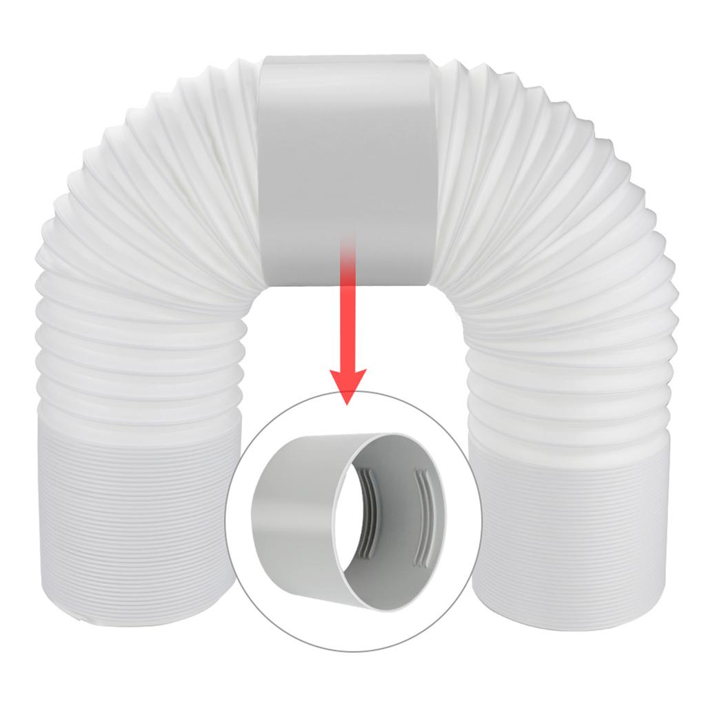 Portable   Conditioner Exhaust Hose Coupler CW CCW Thrd AC Coupling Extension Connector