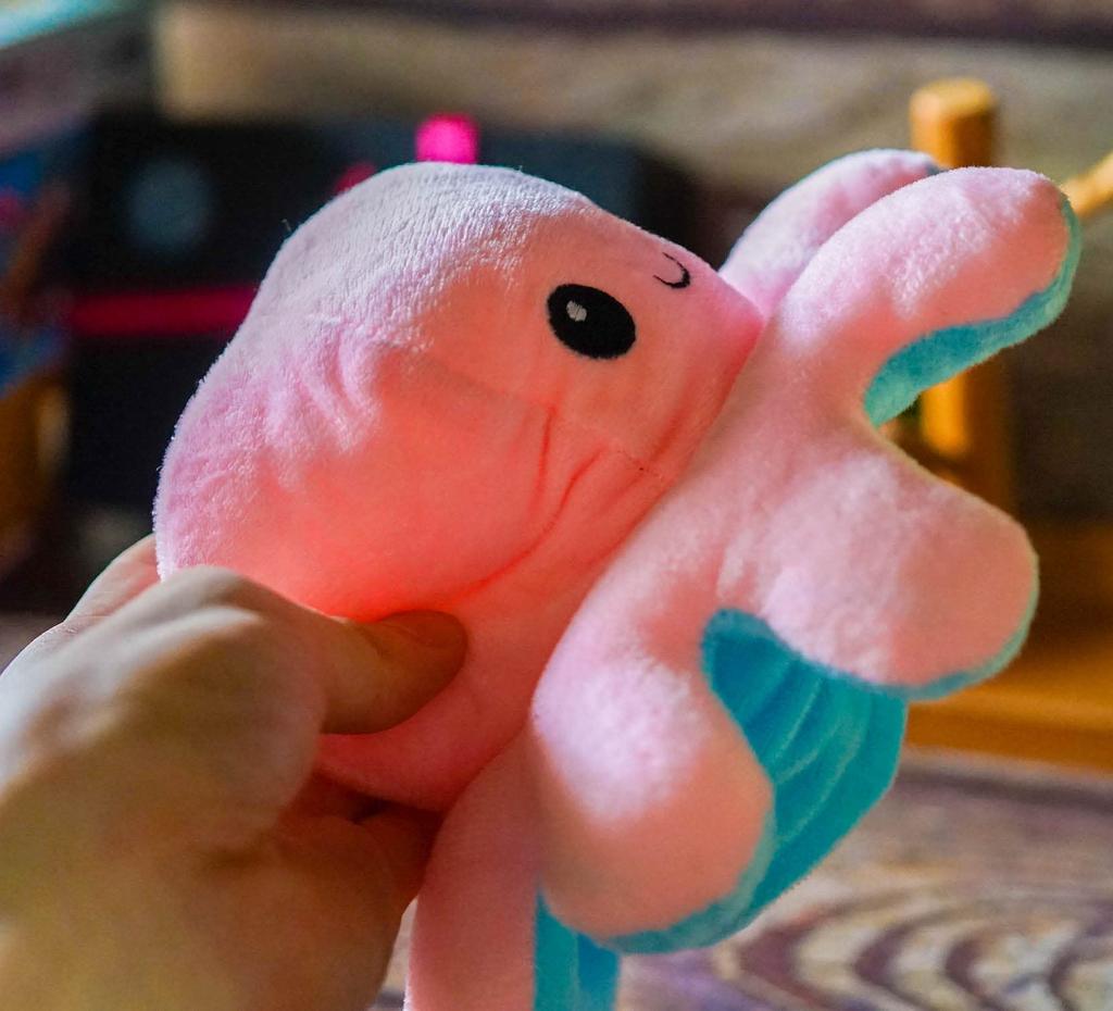 Reversible Octopus Plush Toy, Pink, Touhou, 4 Pieces, 20cm, Made in Japan [Actual Product Photographed]