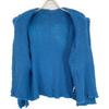 MeISSEYMIYAKE MI52FO849 Blue Collarless Shirt Tops Not Written blueUsed