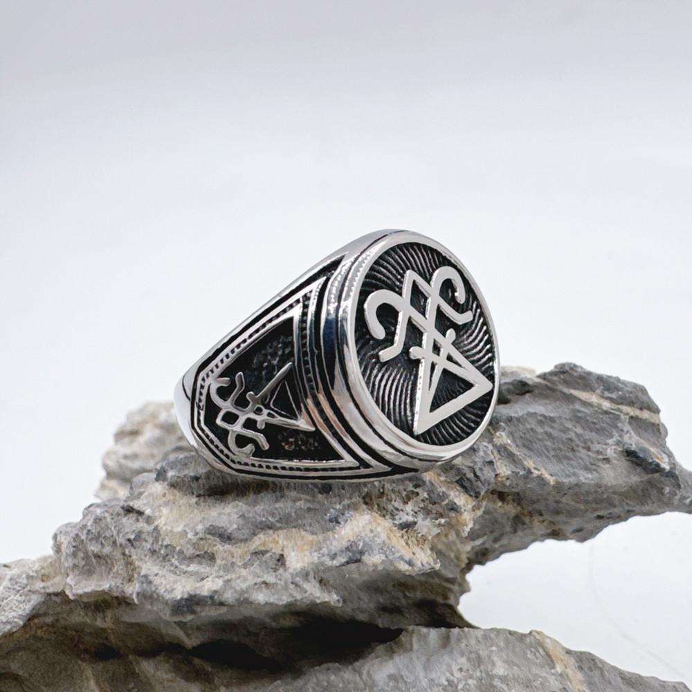Polishing Unisex Ring 316L Stainless Steel Jewelry Fashion Biker Solid Ring 7