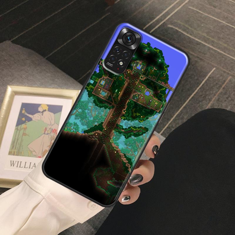 Game Terraria Case For Redmi Note 12 Pro 8 9 10 11 Pro Note 12S 11S 10S 9S 8T Redmi 12C 10C 10A 9C Cover