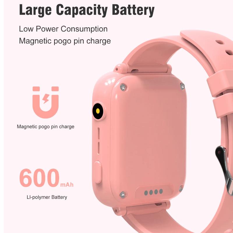 2025 New Smart Watch Kids 4G Phone WIFI LBS Tracker Location Games Video Call Alarm Clock Children Smartwatch Camera Boys Girls Gift