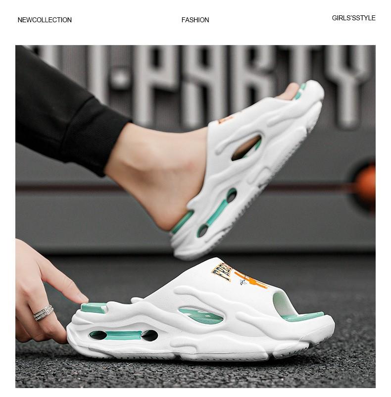 2024 Ny Het Extra Tjock Sula Herrtofflor Mode Sommarskor Utomhussandaler Strandtofflor EVA Mjuka Innetofflor För Kvinnor