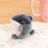 Chaveiro de Pelúcia de Tubarão Fofo, Pingente de Animal de Pelúcia Macio para Bolsa Mochila, Pingente de Chaveiro de Criatura do Oceano Kawaii, Presente para Crianças Meninas