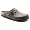 Birkenstock Boston Leather 'Dark Brown' Men's 0060101