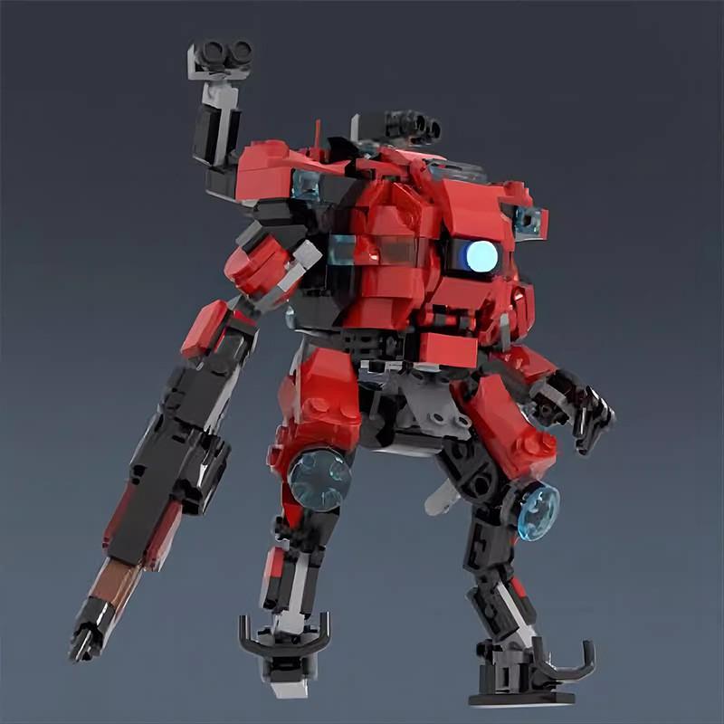M-166487 Titanfall 2 Imperial Mecha, Compatible With Lego Figure Puzzle Boy Assembled Building Block Gift