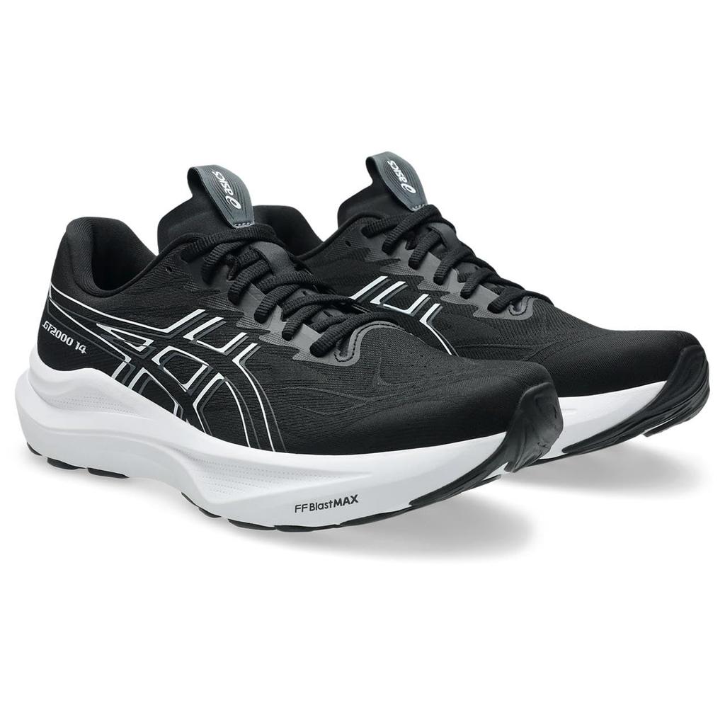 Asics 14 Running Size 001 Size 4E GT-2000 Shoes, 1011C057, Men's, (Black/White), 25.5 Cm,