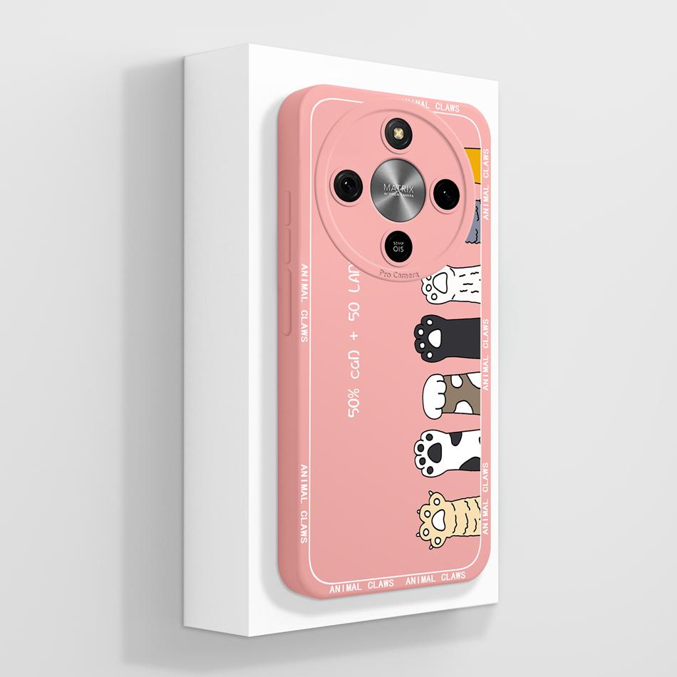 Case For Honor Magic 8 Lite Advanced Butterfly Anti Drop Soft Liquid Silicone Phone Back Cover For Honor Magic8 Lite Bumper Capa