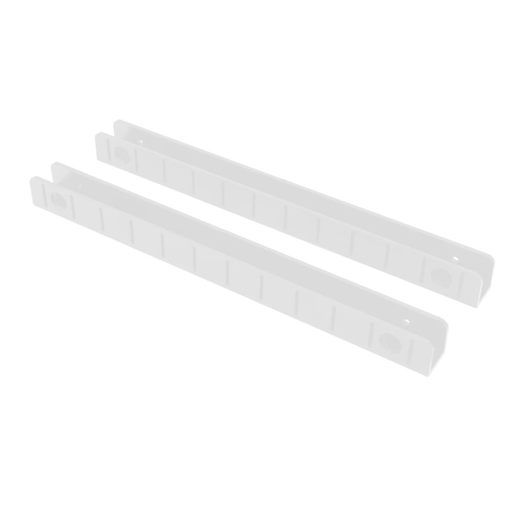 2 Pcs Fishing Bait Storage Rack Yacht Boat Speedboat Fishing Soft Lure Hook and Holder White