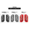For Kia PV5 2026 2026 Car Turning Carbon Fiber Front Upper Air Outlet Cover Trim Automobile Interior Accessories LHD