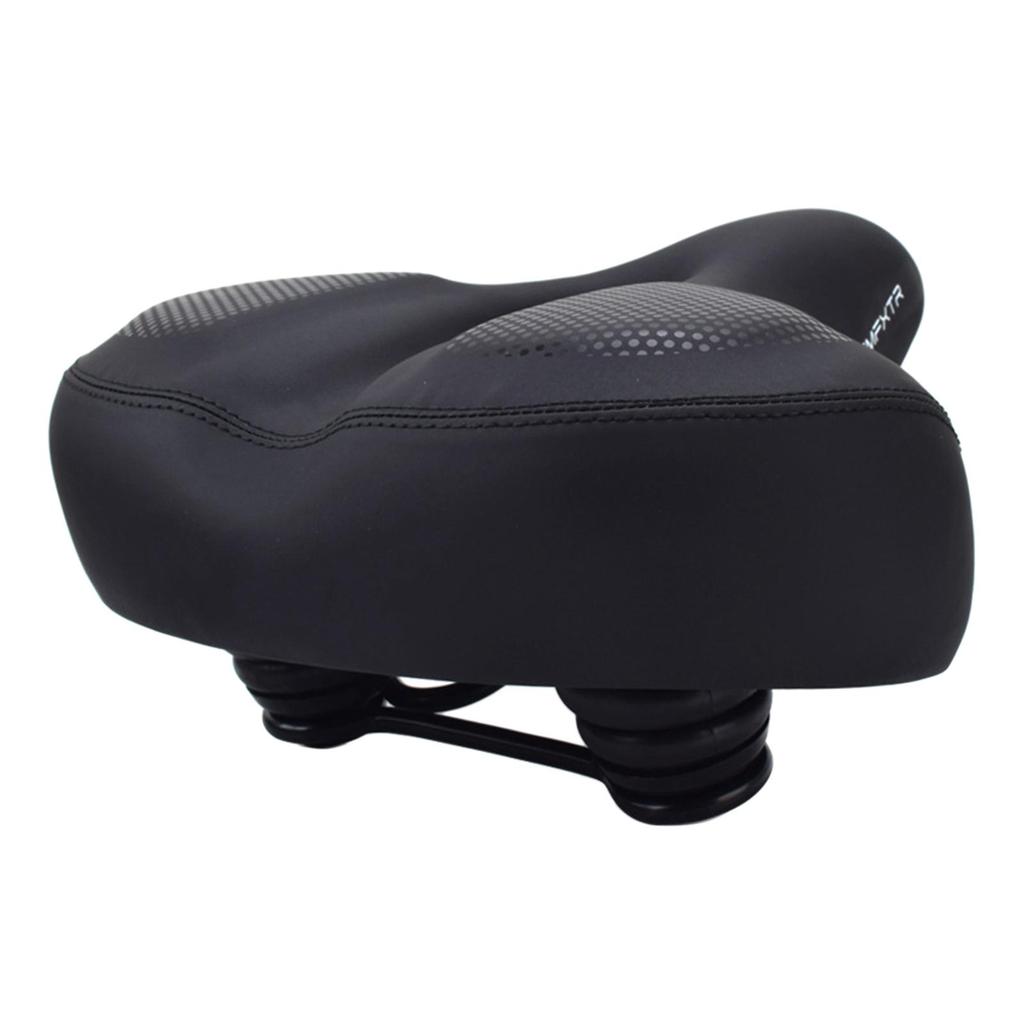 Bike Seat Padded Comfortable Seat with Shock Absorbing Springs Bike