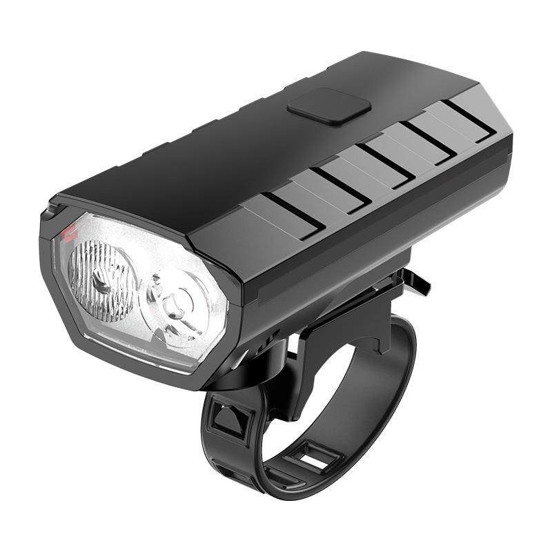 Bicycle Super Bright Waterproof Solar Dual Light Headlight for Night Riding