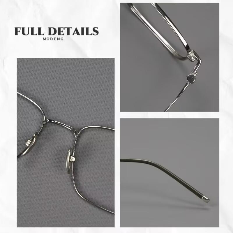 Pure Titanium Eyeglass Frames: Full & Semi-Rimless Styles for Men & Women, Acetate Options, Prescription Compatible for Myopia