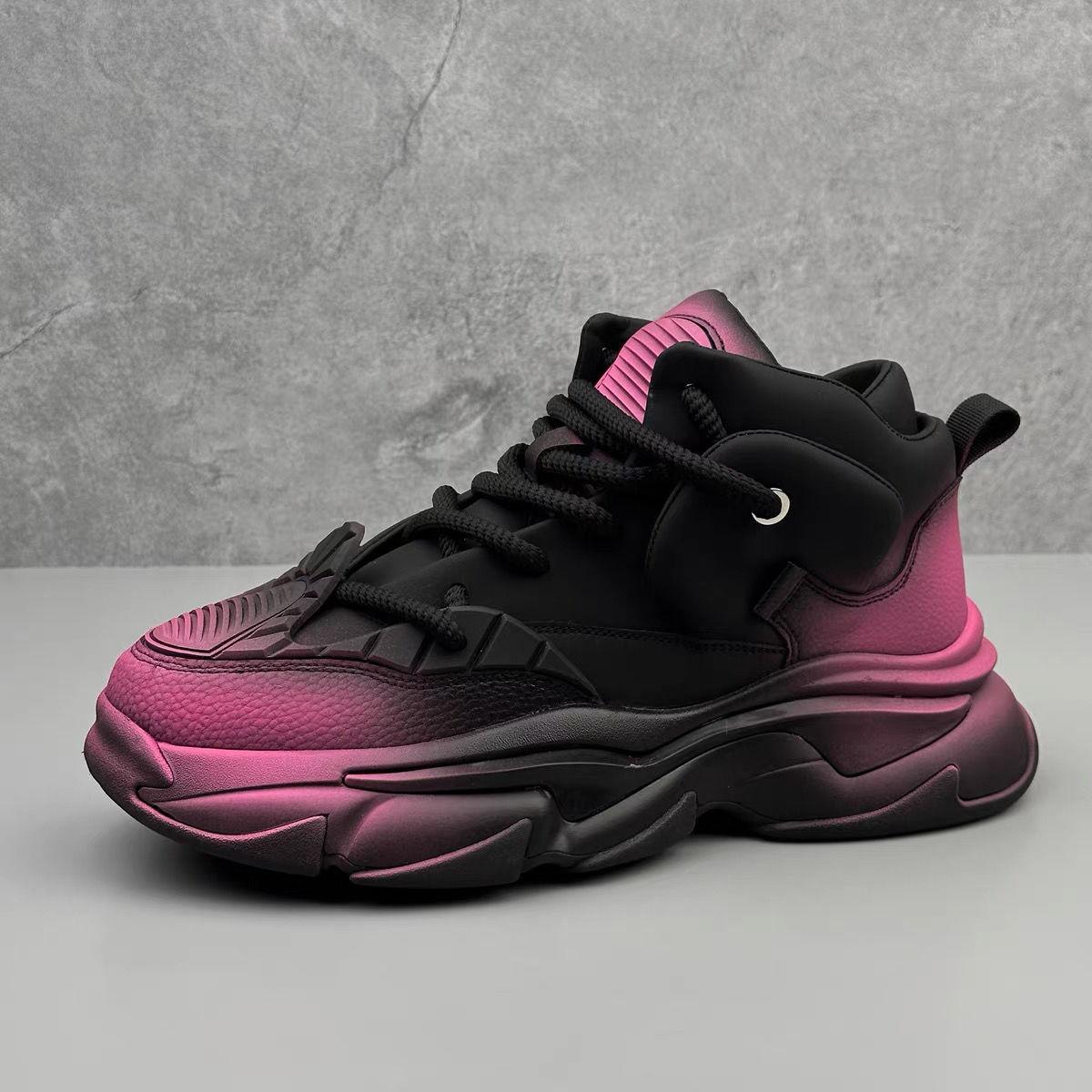 

Men s Color Matching 2025 New Thick-soled Heightening Retro Niche Fashion Trend Casual Trendy Sneakers Dad Shoes 38