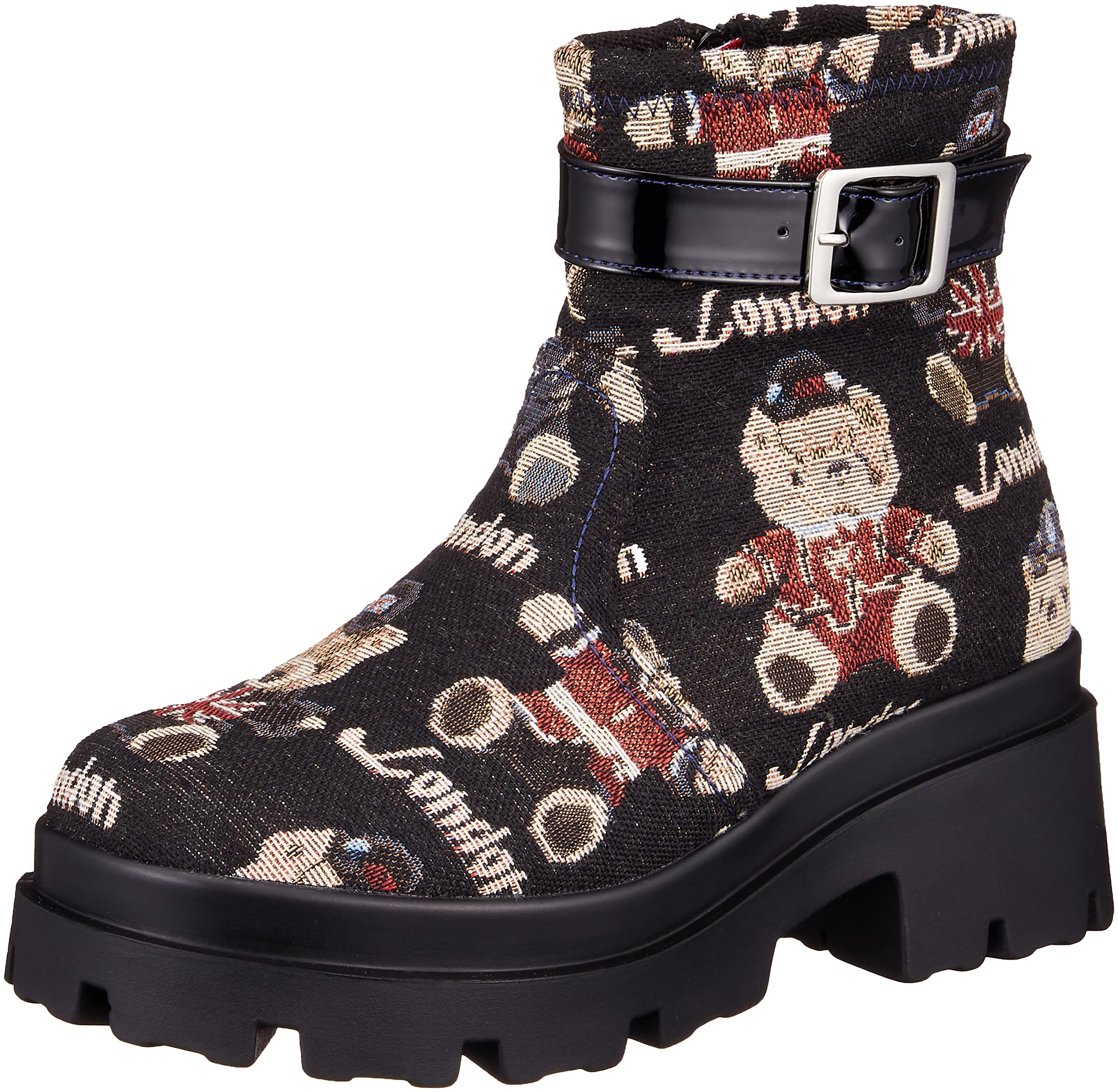 

Yosuke Platform Shoes, 4320053, Women s, Black Combination, Sizes 22.0cm-22.5cm