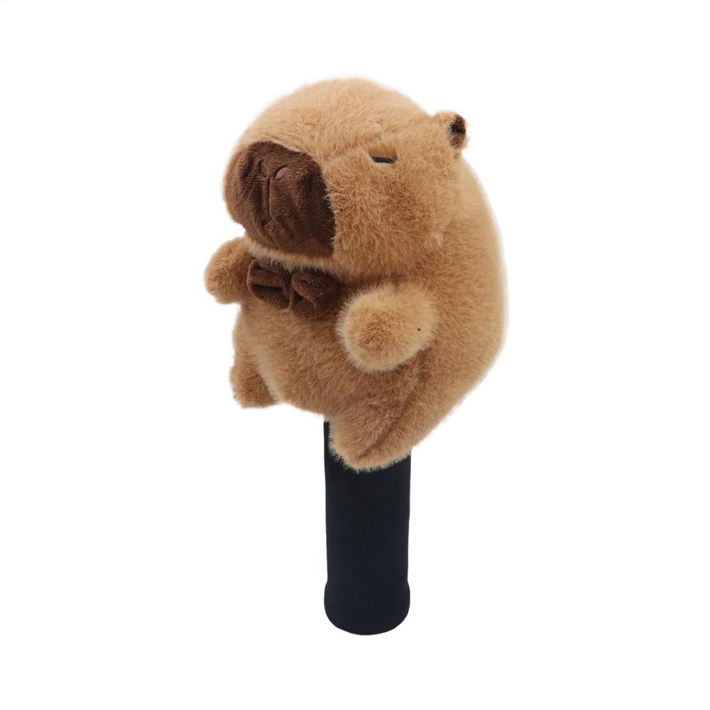 

Golf Driver Headcover Plush cartoon capybara golf club Protective covers for 3/5 wood clubs, club head covers golf supplies