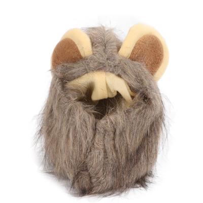 Kitten Lion Hat Cat Lion Mane Costume Plush Puppy Kitten Costume Lion Headgear Halloween Costume