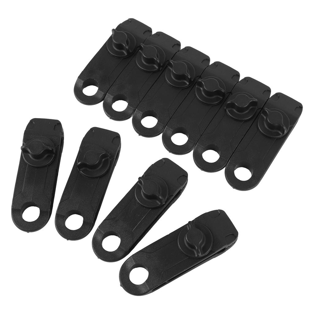 10pcs Tarp Clips Sturdy Plastic Heavy Duty Tent Clips Pool Cover Clips for Camping Awnings Canopies