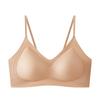 Women Summer Thin Gather Wireless Seamless Soft Support Comfort Bra