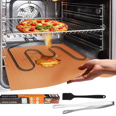 Reusable Oven Liners for Bottom Heat Resistant Oven Microwave Lining Anti Dirt Protection Pad Kitchen Tools For Barbecue Bake