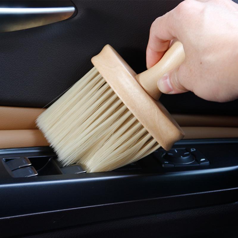 Multi-Purpose Soft Bristle Cleaning Brush for Car Vents, Seats, and Keyboards