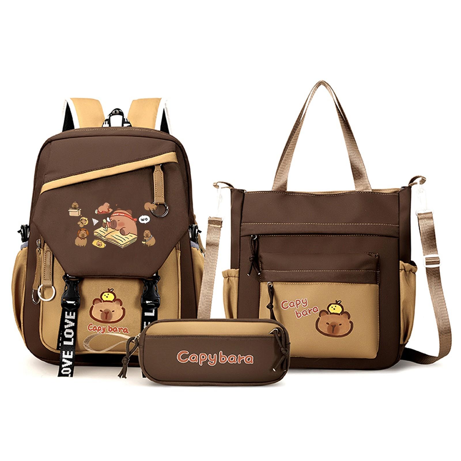 

Мультфильм школьный рюкзак сумка для обеда, пенал легкий обратно в школу принадлежности школьный рюкзак ноутбук большой 15 дюймов рюкзак маленький рюкзак One Size