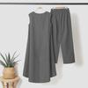 2024 Women's Asymmetrical Sleeveless Top & Loose Pants 2-Piece Set - Spring/Summer Sportswear