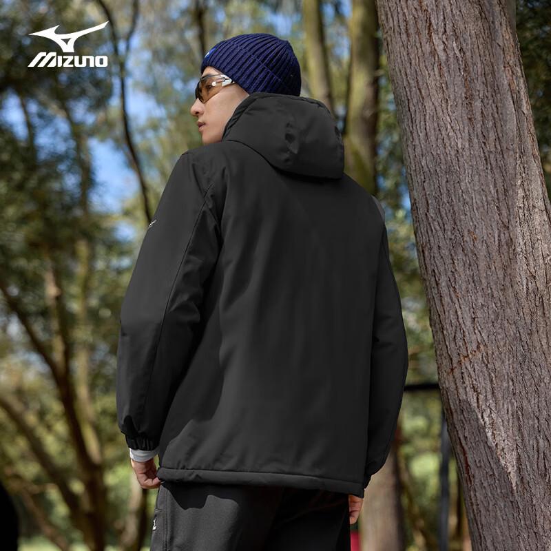 Mizuno Men's Hooded Outdoor Padded Jacket