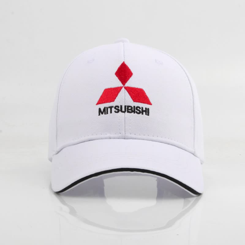 Universelle Baumwoll-Stickerei-Baseballkappe für Mitsubishi Outlander L200 ASX Lancer Mirage Ralliart Pajero Triton Eclipse Sonnenhut
