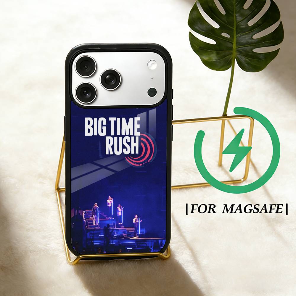 

BTR B-Big Time R-Rush Phone Case For iPhone 17,16,15,14,13,12,Plus,Pro,Max for Magsafe Magnetic Wireless Charging iPhone17Air