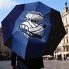 1PC Birming-ham Football Club Printed Umbrella Folding umbrella, automatic umbrella 8-Frame for Travel, camping Fan gifts Christmas Gifts