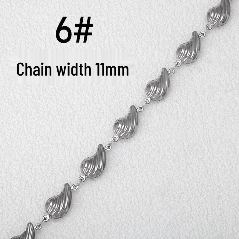 

Набор цепочек из нержавеющей стали с геометрическим сердцем и подвеской-каплей для самостоятельной сборки