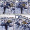 24 Pcs Extender Button Set, Flexible Adjustable Elastic Waist Extender Button, Invisible Collar Neck Extenders, No-Sew Extend Buttons for Women and