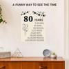 HOMANGA 80th Birthday Decorations for Men and Women, 3 Pieces Vintage 80 Years Birthday Anniversary Posters, Back In 1946 Party Decoration Supplies,