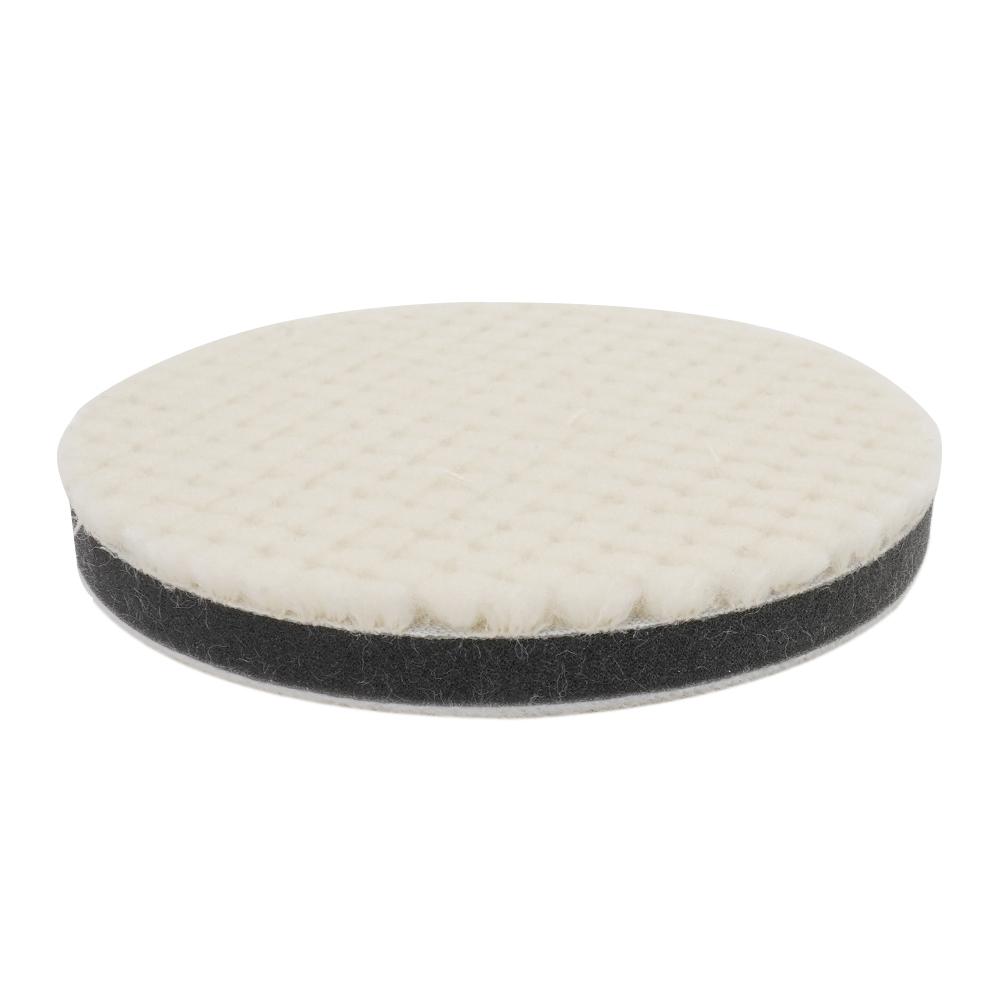 1Pcs 5/6/7 Inch Wool Sponge Polishing Pad Waxing Buffing Pad For Cars Cleaning Polisher Tool Bendable And Washable Polishing Pad