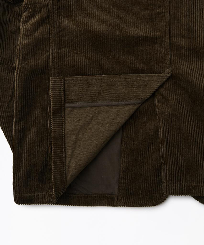 OUTSTANDING High Density Corduroy Classic 3-Button Jacket_Brown