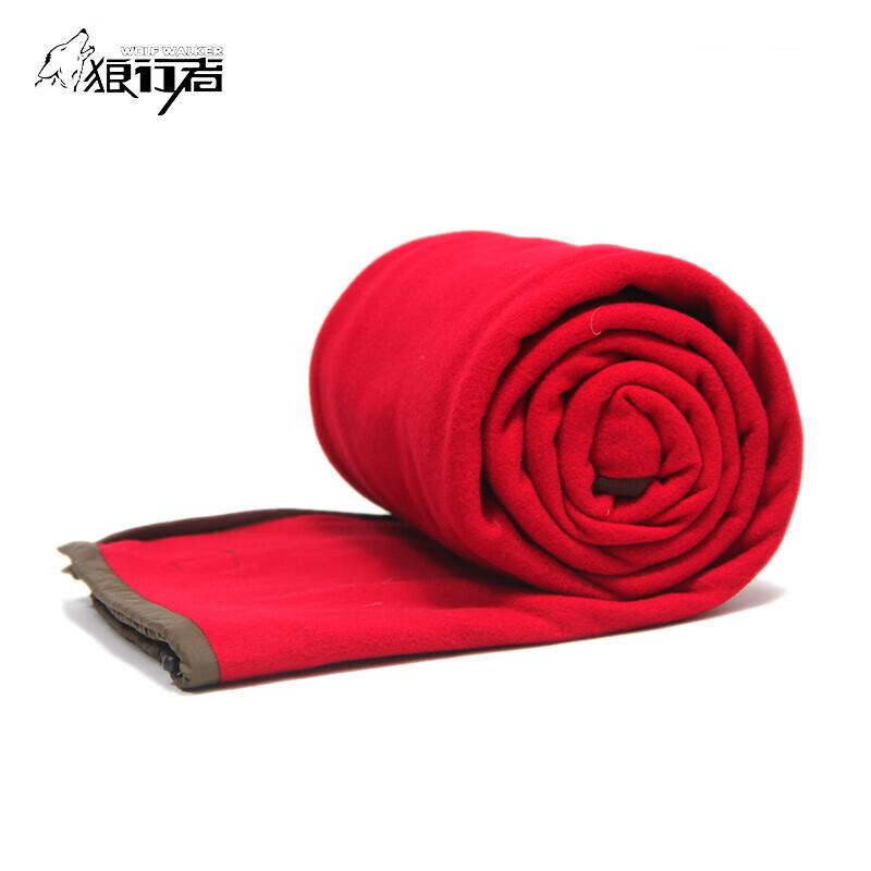 Wolf Walker Outdoor Fleece Sleeping Bag Liner & Travel Blanket