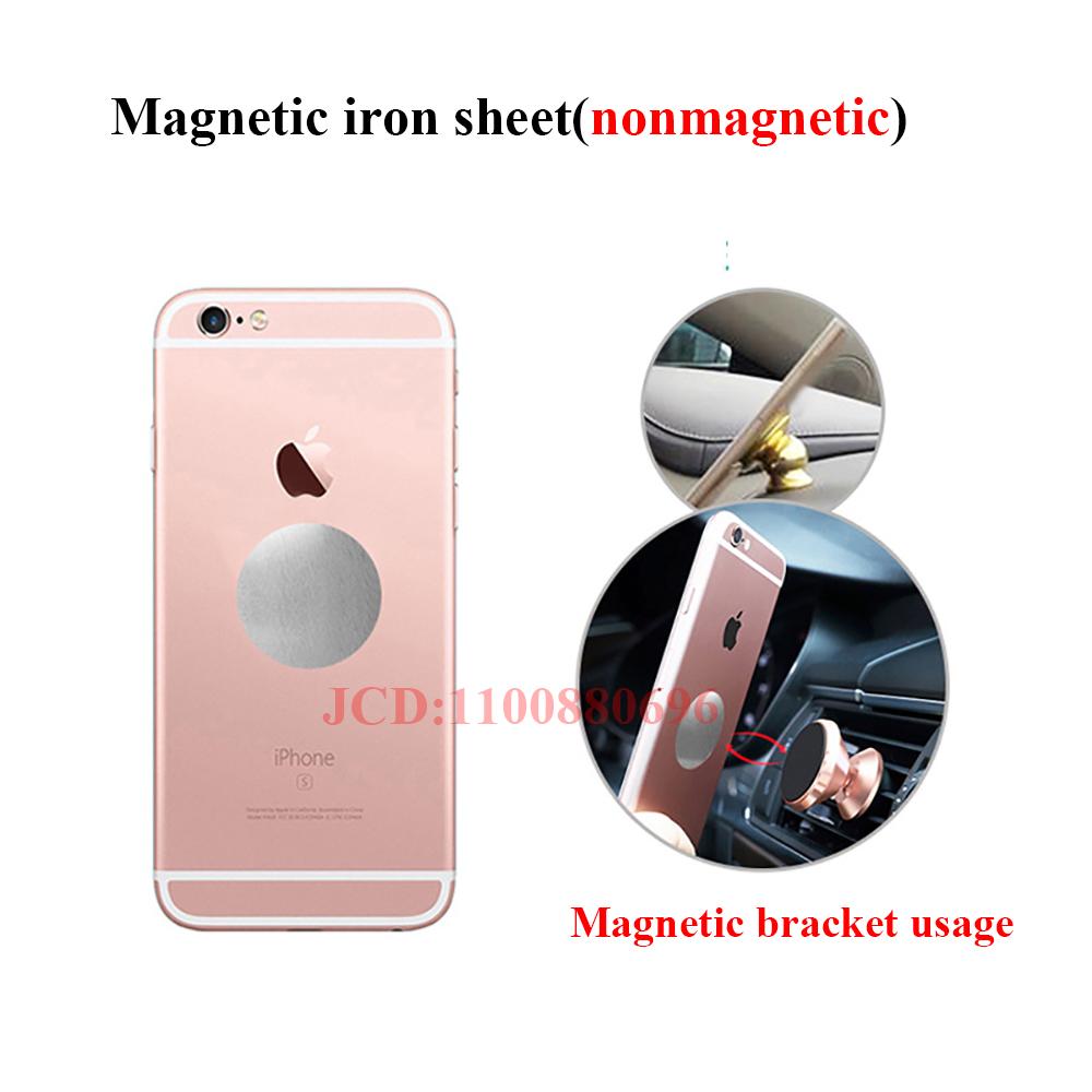 10pcs 30mm 35mm 40mm 50mm 60mm Magnetic Metal Plate For Car Phone Holder Iron Sheet Disk Sticker For iPhone 12 11 X 7 8 Xiaomi