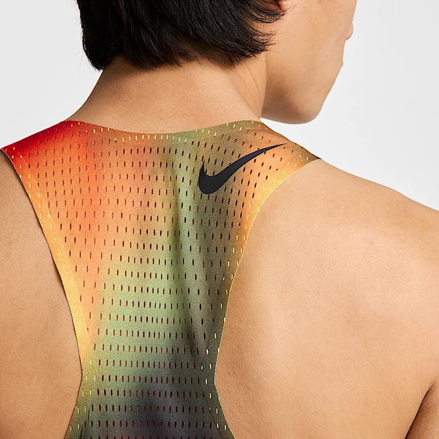 New Nike AEROSWIFTDri-FIT ADV Tank Tops Men's Light Lemon/Light Red/Black/Black HJ3381-736