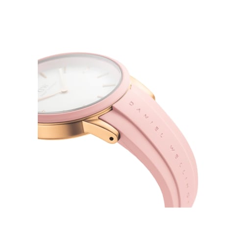 [Official Shop/2-Year Warranty/Authentic] Daniel Wellington DW Women's Iconic Motion Watch in Pastel Pink, 40mm, Waterproof, Rose Gold. A great gift f